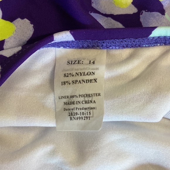 NWT Kanu Surf girls size 14, 2 piece swimsuit - Picture 3 of 4